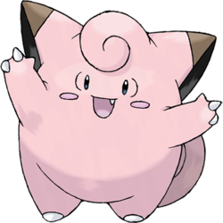 Portrait of a Clefairy as a young woman.